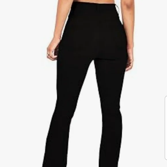 Fitted Bell Bottom Flare Jeans Y2K- Black - Picture 3 of 9